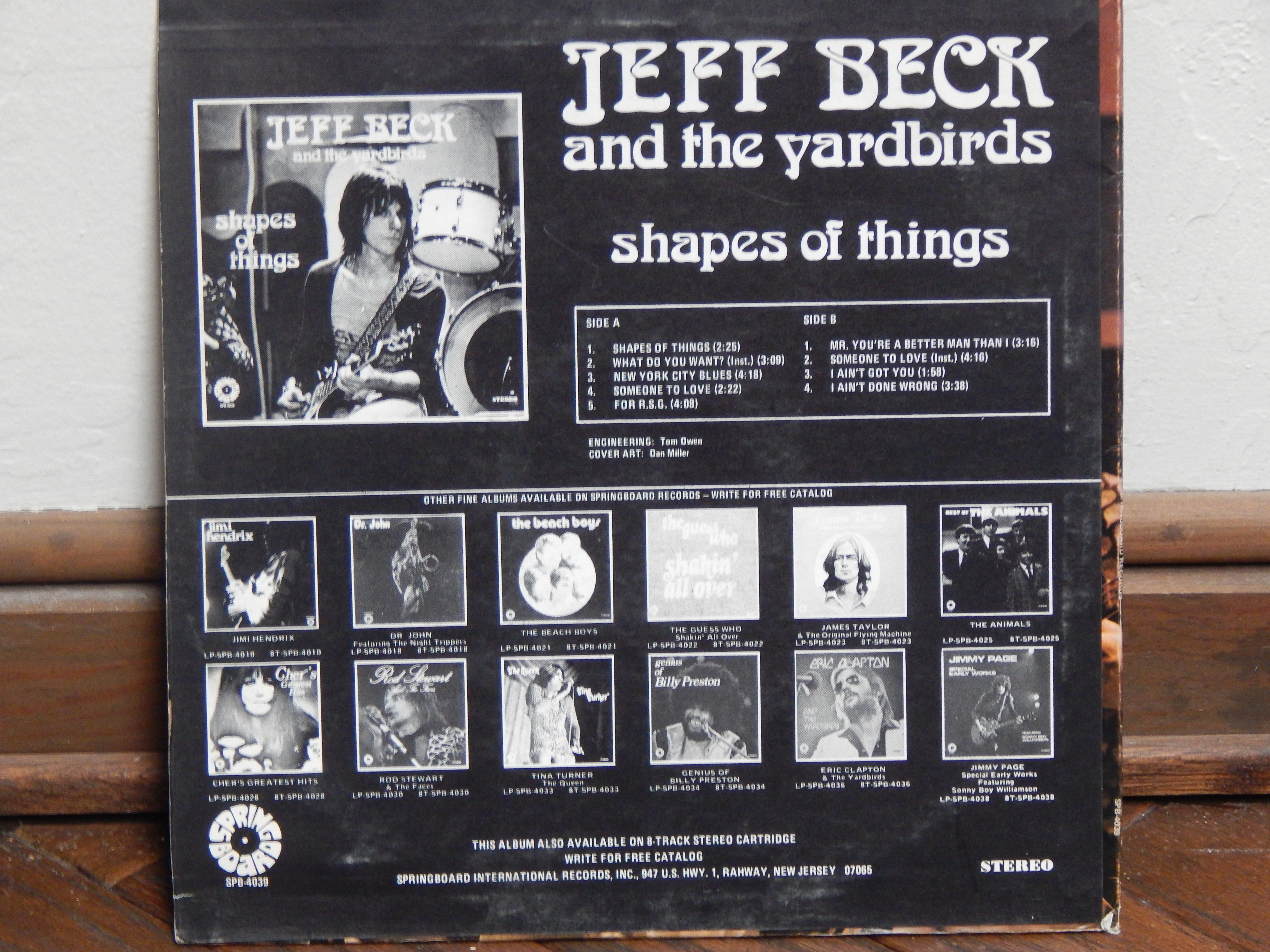 The yardbirds shapes of things other recordings of this song Jeff Beck And The Yardbirds Shapes Of Things